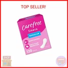 Carefree Panty Liners For Women, Regular, Unwrapped, Unscented, 120CT Pantilin. Fixed Price $9.50.