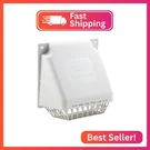 Deflecto Outdoor Dryer Vent Hood With Removable Bird Guard, Durable And Weather-. Fixed Price $13.88.