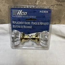 Kaba Ilco Crystal Bright Brass Glass Replacement Knobs Grade - AG30A New. Fixed Price $9.99.