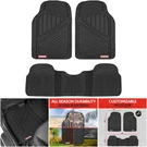 3 Piece Performance All Weather Rubber Floor Mats Black Automotive Liners. Fixed Price $98.99.