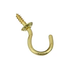 National Hardware N119-685 Cup Hook, 0.39 Opening, 1-1/2 L, Brass, Solid. Fixed Price $9.56.