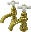 Kingston Brass CC1106T2 English Heritage 4" Centerset Basin Faucet Polished. Fixed Price $99.00.