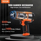 Vevor Air Impact Wrench Square Drive 1400FT-LB Nut-busting Torque 90-120PSI. Fixed Price $84.90.