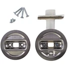 Johnson Hardware Brushed Nickel Pocket Door Privacy Lock. Fixed Price $34.97.