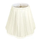 Royal Designs Bottom Scallop Gather Pleat Basic Lamp Shade, Eggshell, 7"" X 1.... Fixed Price $132.53.