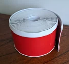 Muzata Baseboard Trim Flexible Peel & Stick Molding 4" Approx 20' White Vinyl. Fixed Price $14.99.