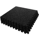 Superjare 0.56'' Thick Pcs 24 Sq Ft Rubber Top Exercise Equipment Mats, Hig.... Fixed Price $96.60.
