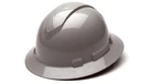 Pyramex Ridgeline Full Brim Hard Hat 4 Point Ratchet Gray. Fixed Price $30.01.