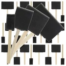Art Supply 20PC Foam Sponge Brush Assortment All Wood Handles Paint Stain. Fixed Price $10.99.