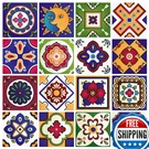 Royalwallskins Mexican Tile Decals 4X4 Inch - Set Of 16 Self Adhesive Peel. Fixed Price $38.62.