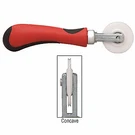 Crl CG27K6N Nylon 3/32" Comfort Grip Single Concave Edge Roller. Fixed Price $31.06.