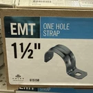 Halex 61515B 1-HOLE Snap-on Cable Strap, 1-1/2 In, Steel. Fixed Price $29.99.