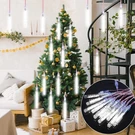 120 Led 10 Tube 13 Ft Meteor Shower Icicle Star Falling Light For Christmas Tree. Fixed Price $9.86.