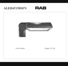 Rab Aled Slipfitter Outdoor Area Light Type Iv 150WATTS. Fixed Price $209.00.