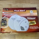 First Alert SA511 Wireless Interconnect Battery Operated Smoke Alarm With Voice. Fixed Price $74.99.