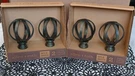 Allen + Roth Finials Per Box Lowe's #1239784 Gunmetal Finish #fsi 1905 Gmtl. Fixed Price $28.00.