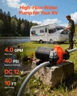 Vevor Rv Water Pump, 12V Dc 4 Gpm (15.1 L/min), 3-CHAMBER Self-priming Diaphragm. Fixed Price $78.90.