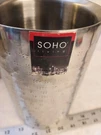 Soho Living Stainless Steel Double Wall Wine Cooler - Tabletop Chiller. Fixed Price $15.99.