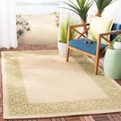 Safavieh Indoor Outdoor CY6003-14 Courtyard Cream / Green Rug. Fixed Price $96.85.