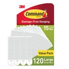 Command 17206-S120NA Large Picture Hanging Strips, Pairs, White. Fixed Price $94.42.