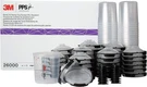 3M 26000 Pps 2.0 Spray Gun Cup, 50 Lids Liners Kit, Standard, 200-MICRON. Fixed Price $124.99.