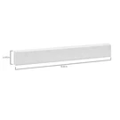 New UBS19Y-ARCY 18-1/2 In. Solid Surface Technology Backsplash Arctic White. Fixed Price $19.99.