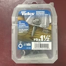 Itw 21404 Teks Gray Steel Hex Washer Head Self-drilling Screws NO.9X1-1/2 In.. Fixed Price $15.00.