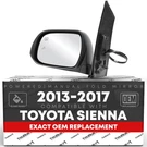 Driver Side Replacement - Compatible With Mirror, Black. Fixed Price $133.58.