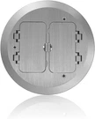 Leviton Concrete Floor Box Nickel Plated Cover Plate, Decora Flip Lids, FBC2F-. Fixed Price $188.00.