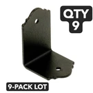 9-PACK Lot Simpson APA21 Ornamental Angle Black Powder Coated Zmax 1-1/2". Fixed Price $21.94.