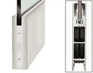 Crl Brushed Stainless 10" Square Door Rail Without Lock For 3/4" Glass 35-3/4. Fixed Price $793.54.