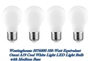 100-WATT Equivalent Omni A19 Cool White Light Led Bulb Med Base (4-PACK). Fixed Price $15.99.