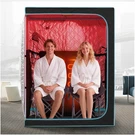 Zonemel 2-PERSON Portable Full Spectrum People, Black With Green Border. Fixed Price $576.38.