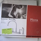 Pfister Bremerton F-036-4SVC 2-HANDLE High Arc Chrome Faucet W/ Sprayer. Fixed Price $50.00.