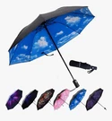Compact Travel UMBRELLA,44" Canopy,automatic Open/close Windproof UMBRELLA,2PCS. Fixed Price $16.80.