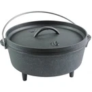 Lodge L10C03 Pre Seasoned Cast Iron Camp Dutch Oven 4 Quart Size. Fixed Price $87.89.