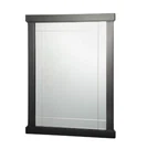 Zen 31 Inch X 23-1/2 Wall Mirror With Wooden Frame Espresso By Foremost. Fixed Price $139.00.