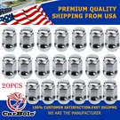 20X 3/4 Inch Chrome Knight 1707S-20AM M12X1.50 Bulge Acorn Lug Seat Nut. Fixed Price $22.59.