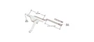 Crl White Right Hand Dyad Casement Window Operator 4-1/2" Link Arm Durable. Fixed Price $62.12.