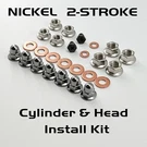 Nickel CR85 CR125 CR250 Stroke Top End Engine Cylinder Head Cap Nuts Kit Honda. Fixed Price $18.99.