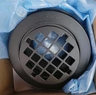 Kohler K-9132-BL 4-3/8" Round Shower Drain Matte Black. Fixed Price $84.00.