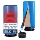 H&g Lifestyles Heated Well Pressure Tank Cover 16" Diameter X 39"H, R.blue. Fixed Price $198.29.