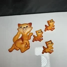 Vintage 1970S Miller Studio Chalkware Magic Mounts Mcm Hanging Cat Kittens. Fixed Price $22.39.