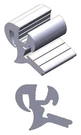 Trim-lok LK1536-25 Single Piece Window Locking Gasket, Fits Glass 3/16. Fixed Price $82.95.
