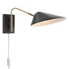 Modway 7" Mid-century Modern Journey Swing Arm Metal Wall Sconce Black. Fixed Price $89.38.