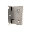 Brixwell Standard Duty Shower Hinge Bevel EDGE,90-DEGREE,BRASS,BRUSHED Nickel. Fixed Price $71.39.