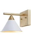 Jonathan JYL9012A Yvette 9.25" 1-LIGHT Metal Wall Sconce Lamp Gold/white. Fixed Price $28.99.
