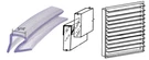 Crl Clear Jalousie And Louver Slat Vinyl - 36 Ft. Fixed Price $32.95.