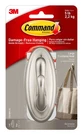 3M Command 17053BN Traditional Plastic Hook, Large, Brushed Nickel. Fixed Price $8.74.