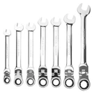 7-PIECE 10 To 18 Mm 12-POINT Flexible Head 72-TEETH. Fixed Price $73.09.